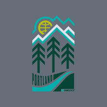 Load image into Gallery viewer, Portland Three Trees by Grafletics