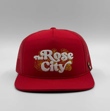 Load image into Gallery viewer, Portland Rose City Puff Ink Trucker Cap