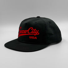 Load image into Gallery viewer, Portland Soccer City USA Cap in Black