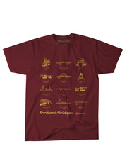Load image into Gallery viewer, Portland Bridges Tee by Grafletics