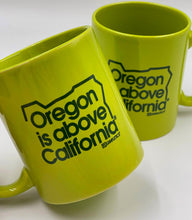 Load image into Gallery viewer, Oregon is Above California Coffee Mug by Grafletics