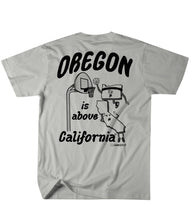 Load image into Gallery viewer, Oregon is Above California Basketball T-Shirt by Grafletics
