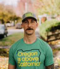 Load image into Gallery viewer, Oregon is Above California Hat by Grafletics