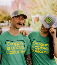 Load image into Gallery viewer, Oregon is Above California Hat by Grafletics