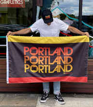 Load image into Gallery viewer, Portland Triple Flag by Grafletics
