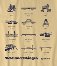 Load image into Gallery viewer, Portland Bridges Tee by Grafletics