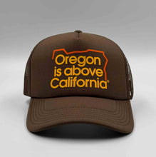 Load image into Gallery viewer, Oregon is Above California Hat by Grafletics
