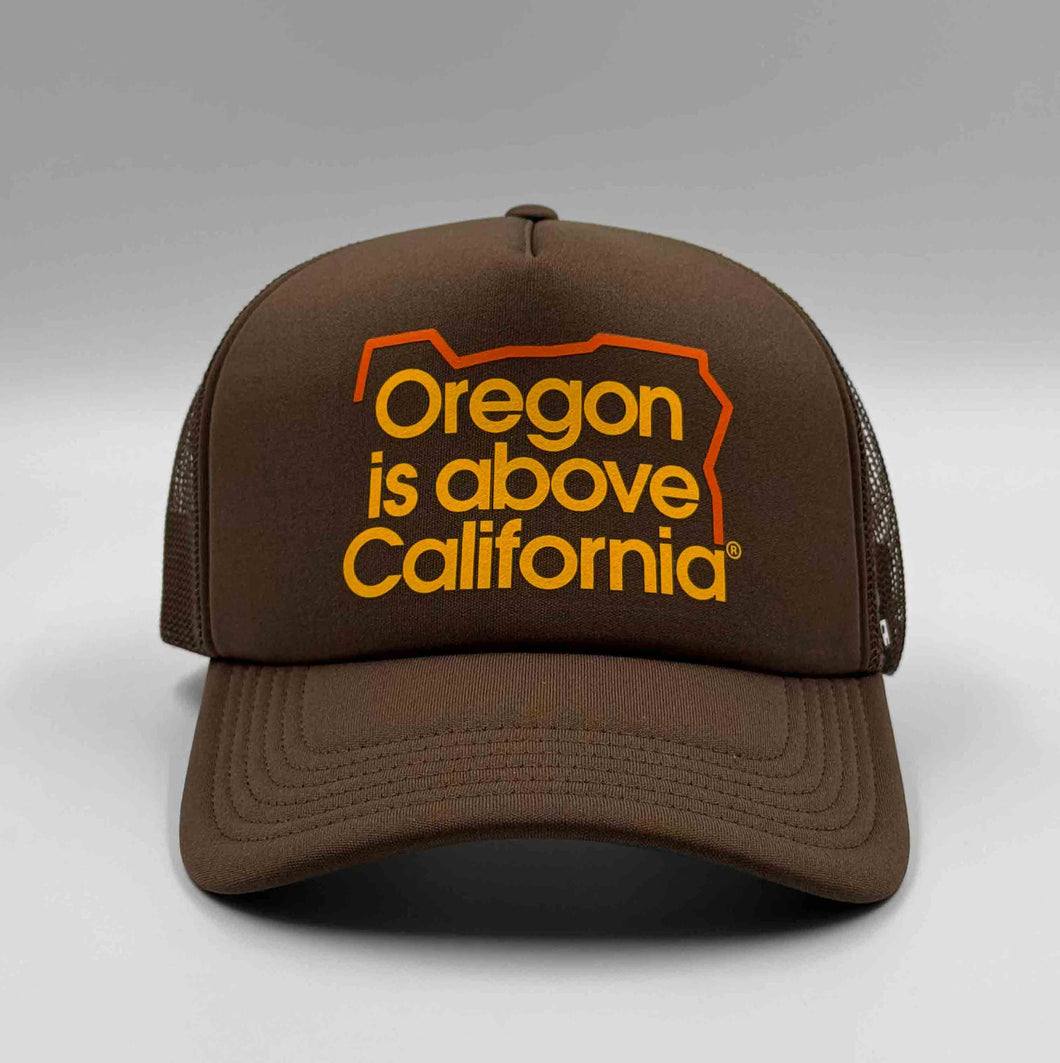Oregon is Above California Hat by Grafletics