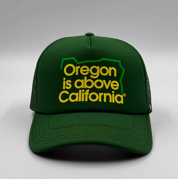 Oregon is Above California Hat by Grafletics