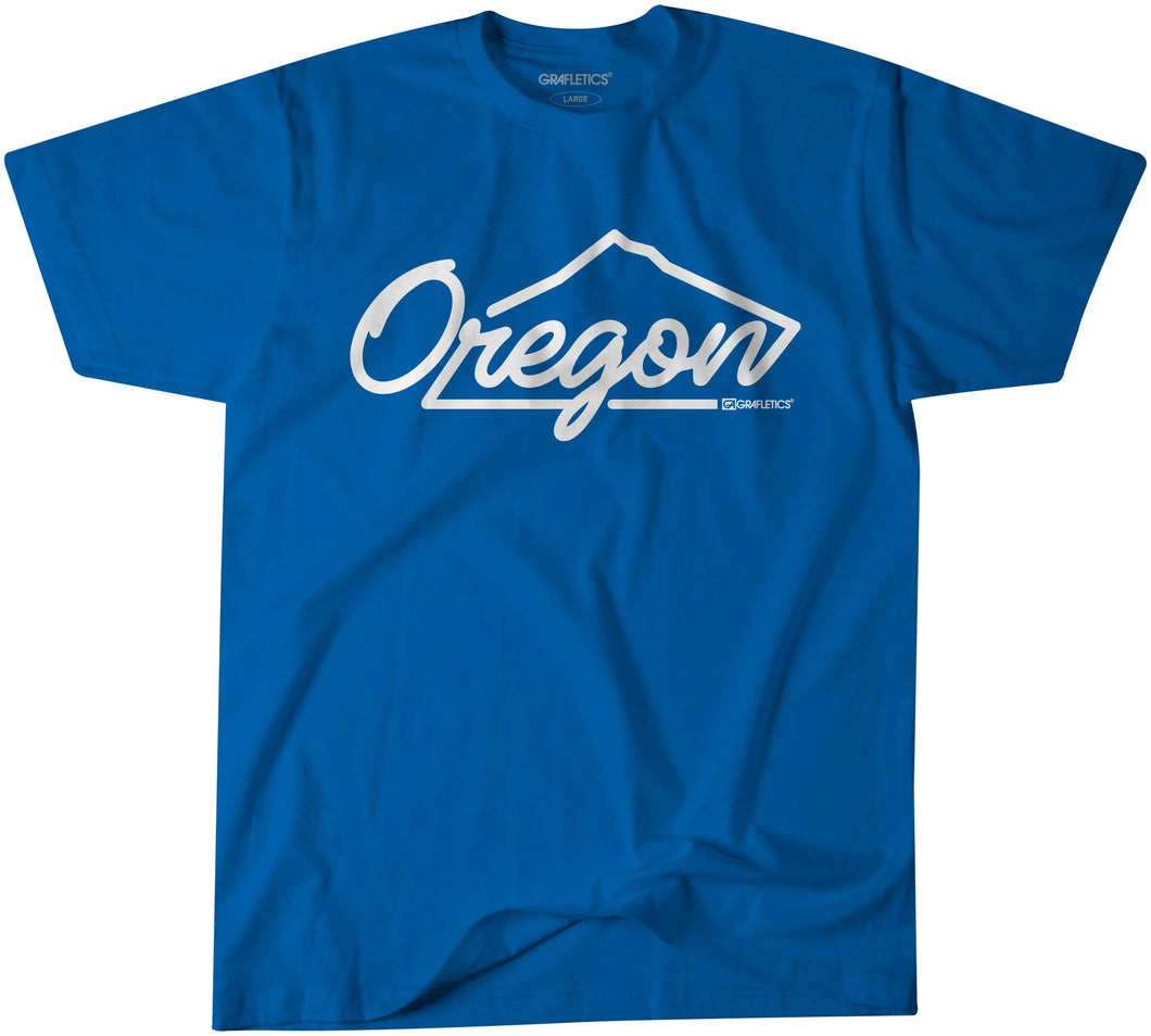 Oregon State Script Oregon Script Tee – Grafletics®
