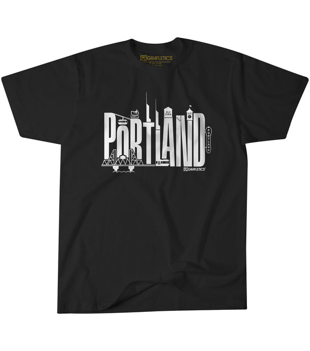 Portland Skyline Tee by Grafletics