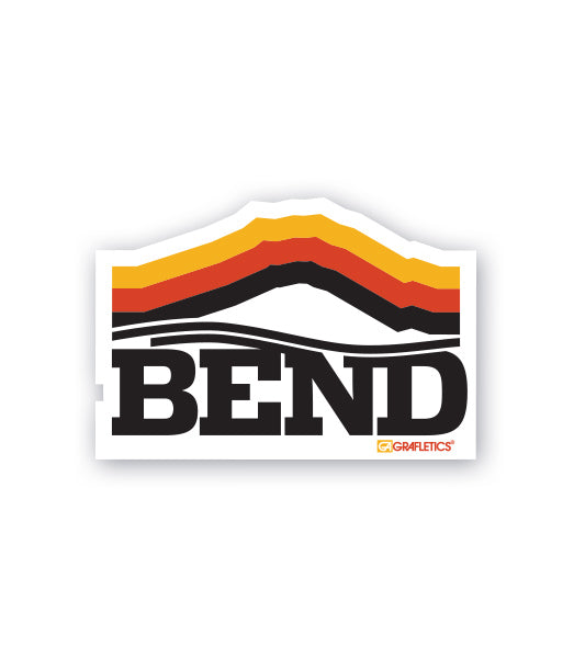 Bend Rafting Sticker Bend Mt. Bachelor Sticker – Grafletics®