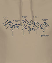 Load image into Gallery viewer, Cascade Mountain Range Hoodie by Grafletics
