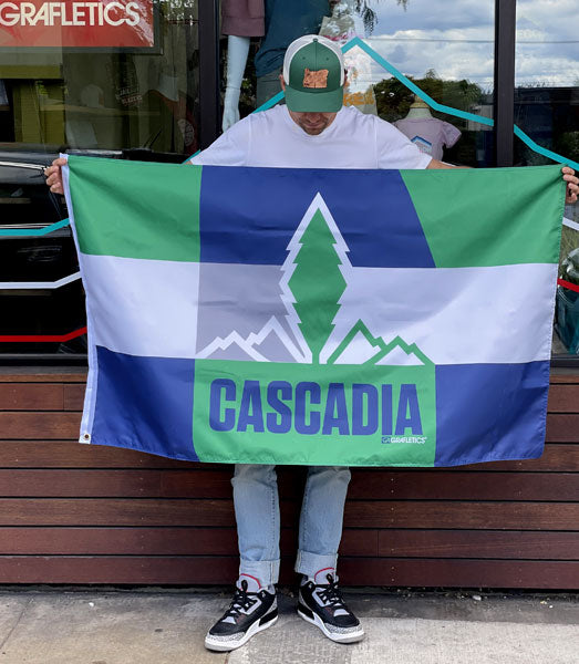 Cascadia Flag by Grafletics