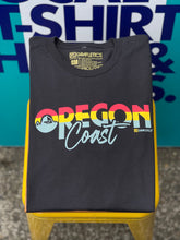 Load image into Gallery viewer, Oregon Coast T-Shirt with Haystack Rock by Grafletics
