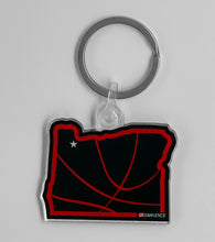 Load image into Gallery viewer, Portland Basketball Keychain by Grafletics
