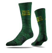 Load image into Gallery viewer, Oregon is Above California Socks by Grafletics
