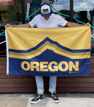 Load image into Gallery viewer, Oregon Mt. Hood Flag by Grafletics
