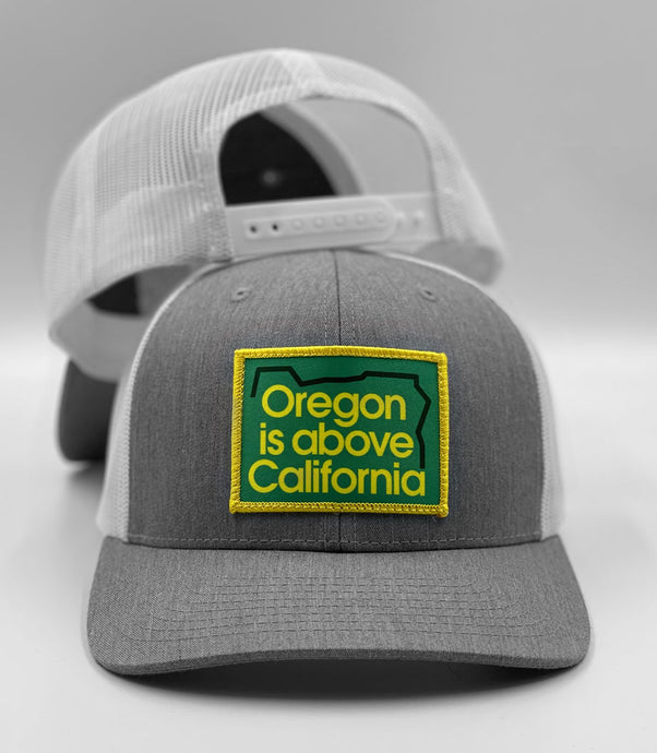 Oregon is Above California Hat by Grafletics
