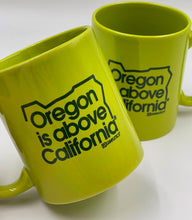 Load image into Gallery viewer, Oregon is Above California Coffee Mug by Grafletics
