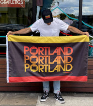 Load image into Gallery viewer, Portland Triple Flag by Grafletics
