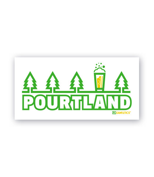 Portland Oregon Beer Sticker by Grafletics