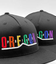 Load image into Gallery viewer, Oregon Pride Mt. Hood Hat by Grafletics
