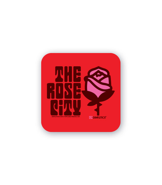 Portland Rose City Sticker by Grafletics