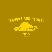 Load image into Gallery viewer, Beavers and Blunts Archival Print by Grafletics
