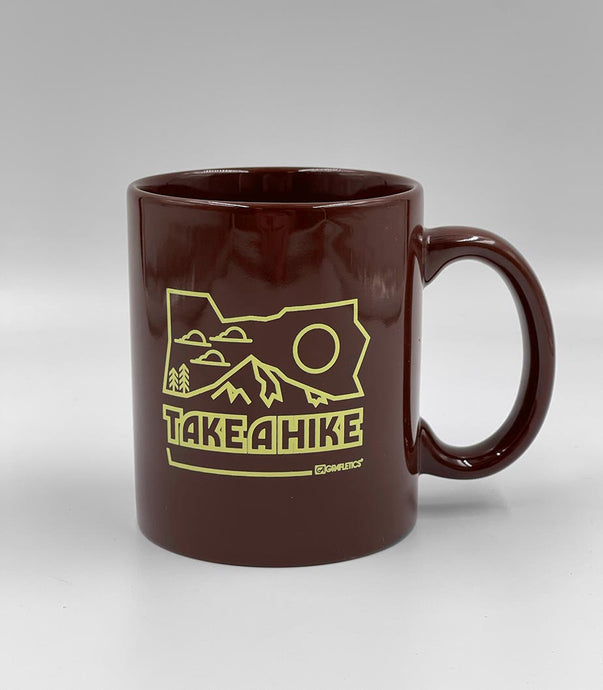 Oregon Take A Hike Coffee Mug by Grafletics